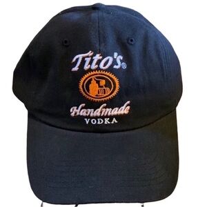 Tito’s Handmade Vodka black baseball cap New without tag